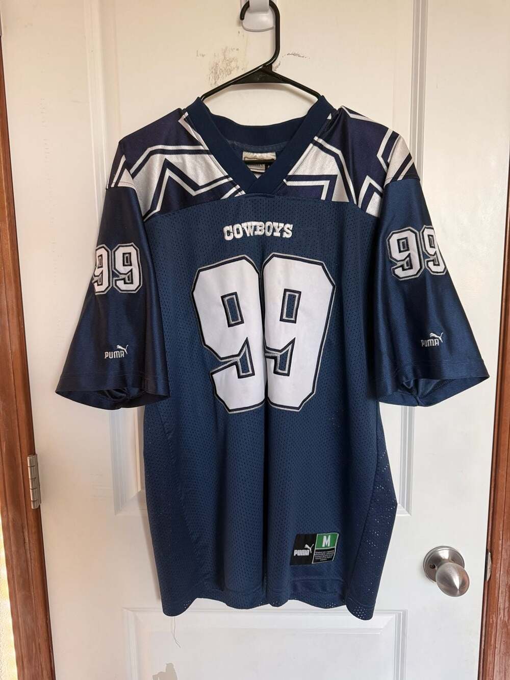 Puma Dallas Cowboys Jersey Size M Blue 99
